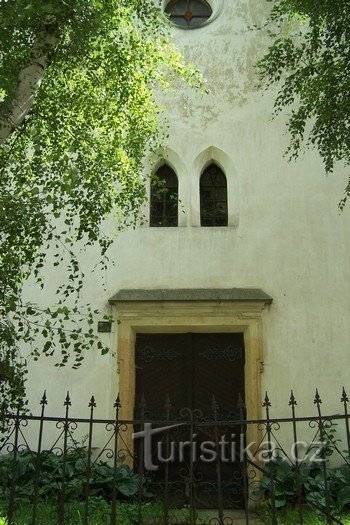 3. Entrance to the church