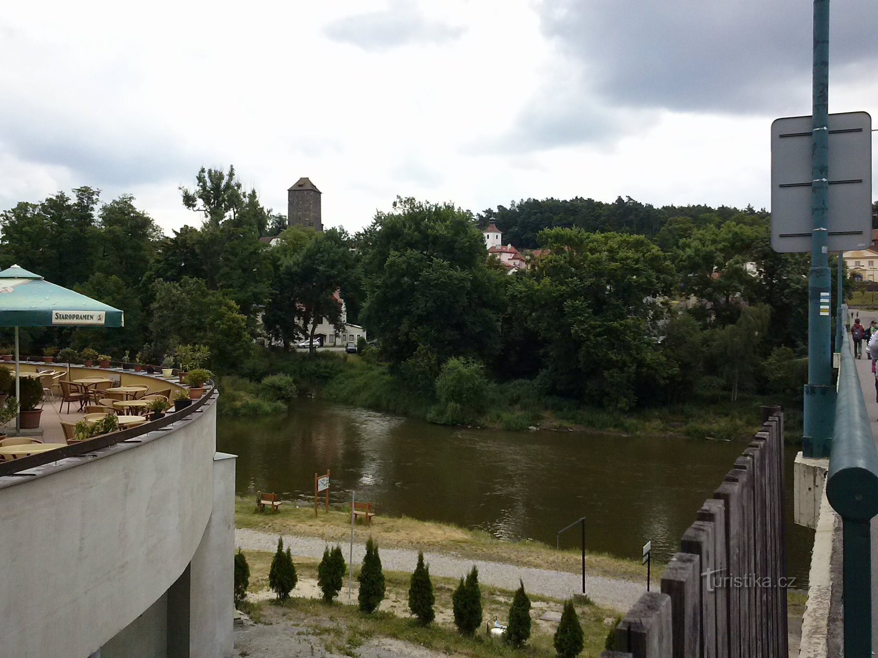 3.Behind Sázavou, the castle is already peeking out at us