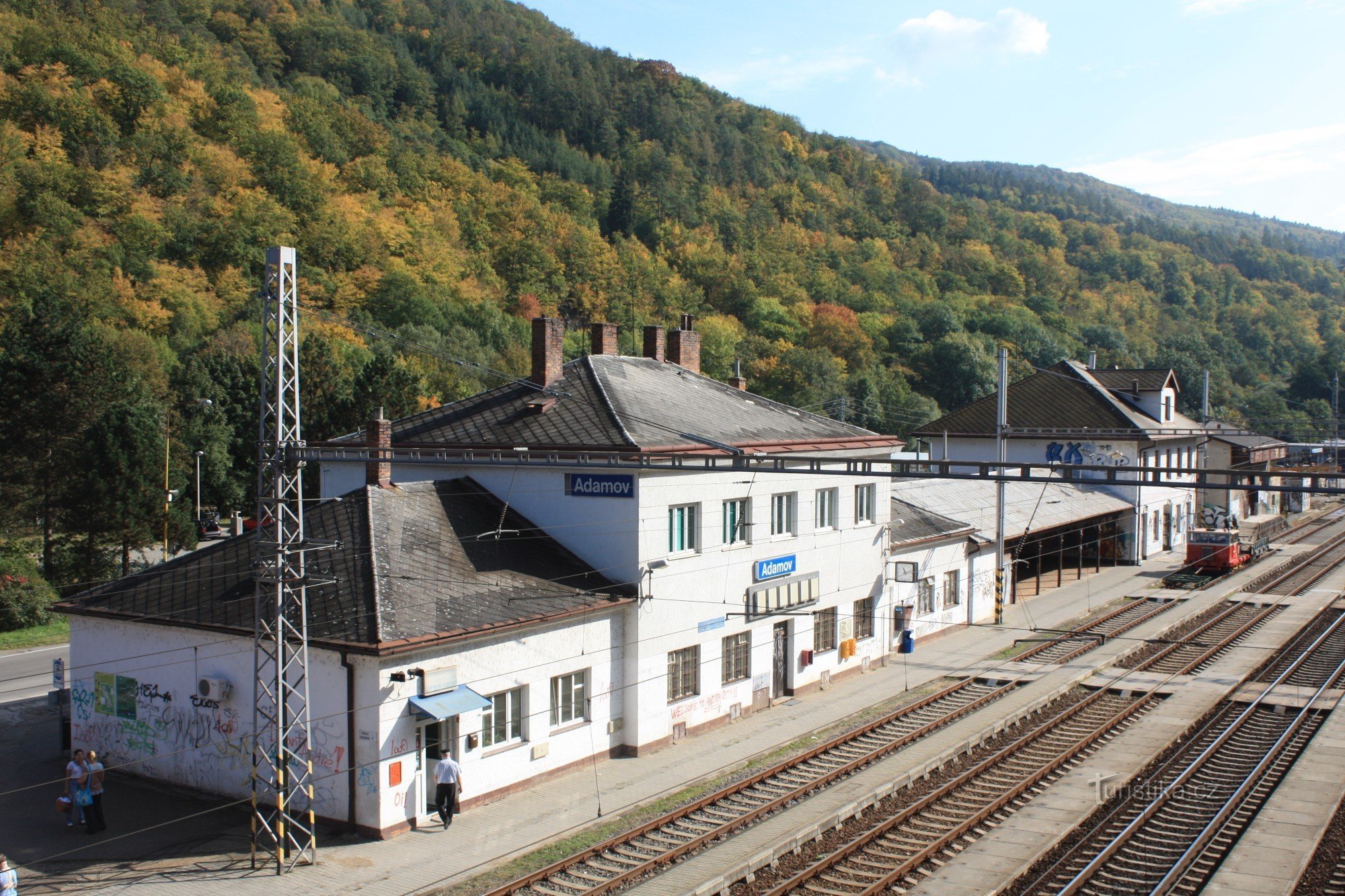 Adamov - järnvägsstation