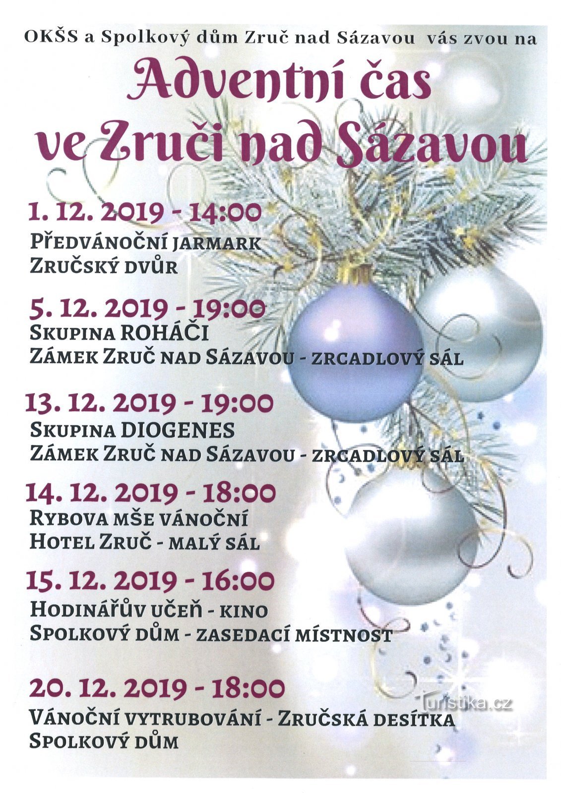 Adventszeit in Zruč nad Sázavou