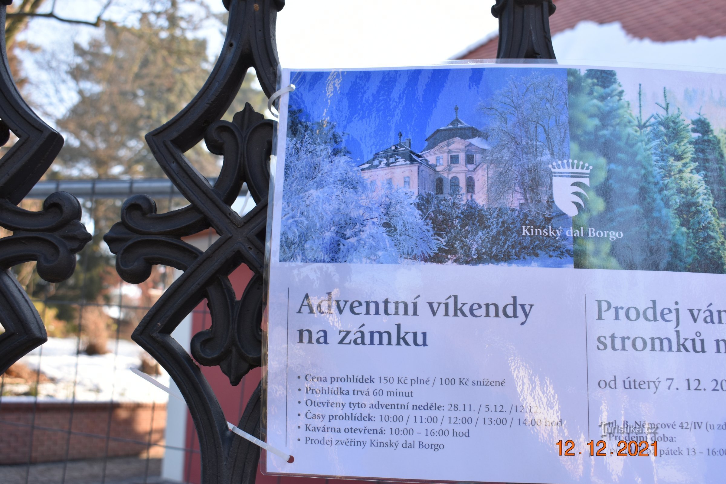 Advent weekends at Karlova Koruna Castle