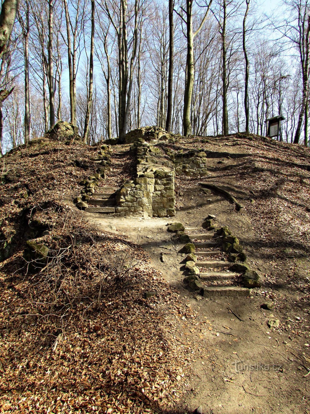 L'état actuel des ruines de Starý Svetlov