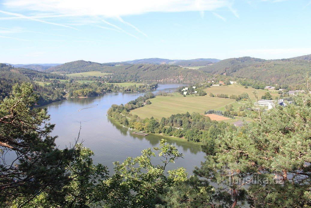 Albertfelsen, Aussichtspunkt Bartůňk