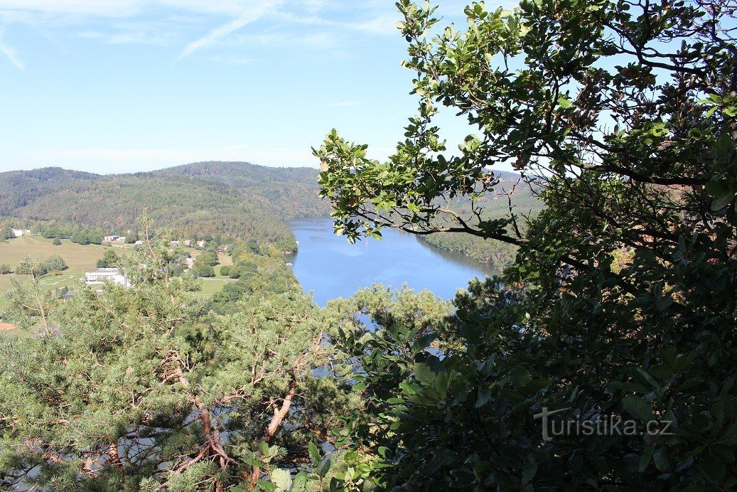 Rochas de Albert, mirante de Bartůňk