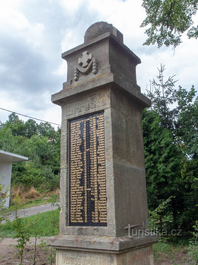 Albrechtice (bei Lanškroun) – Kriegerdenkmal