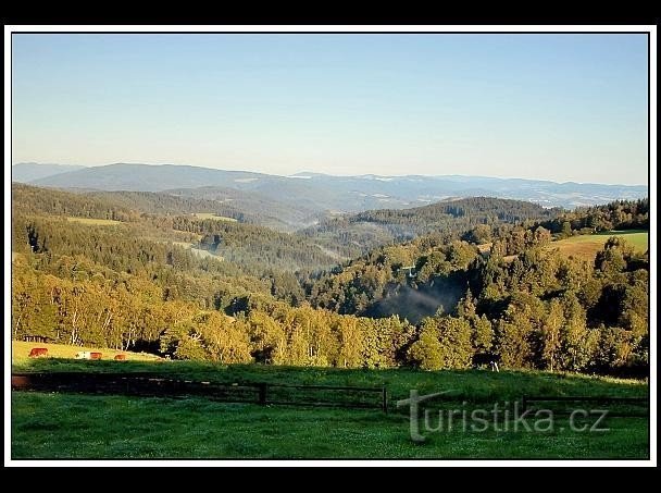 Vallée d'Amálina depuis Řetenice