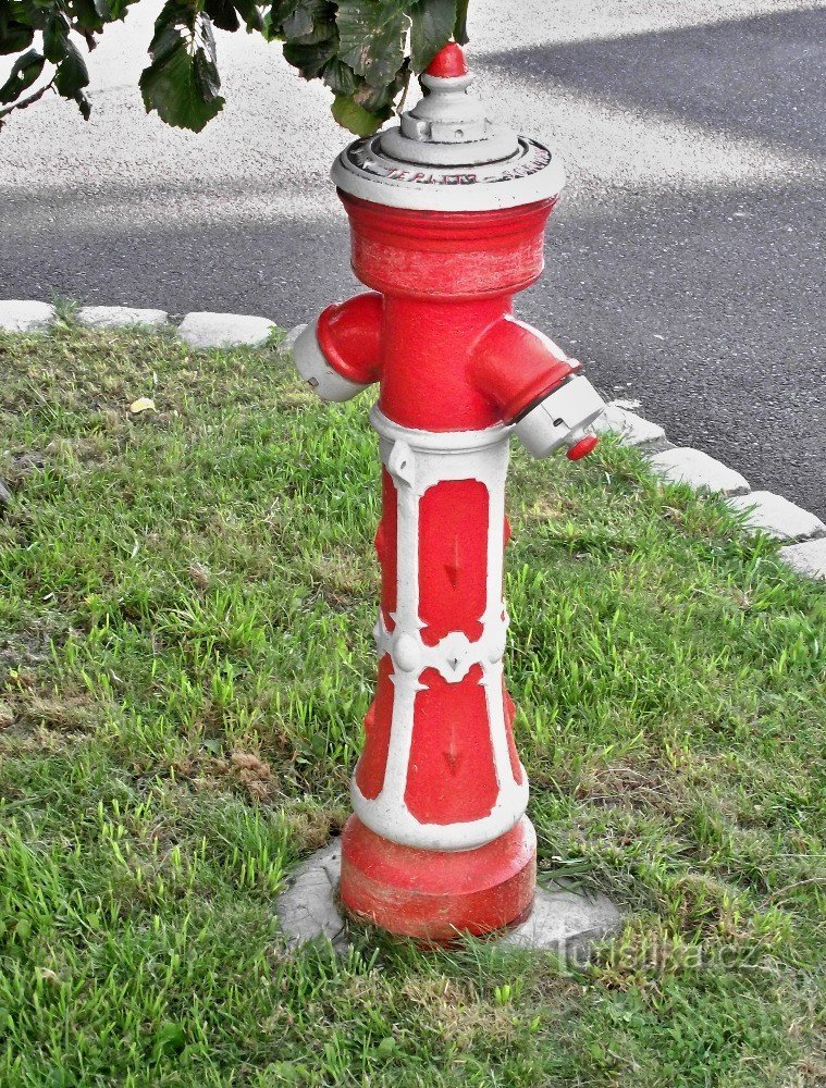Andělská Hora – historyczna hydranty przeciwpożarowe