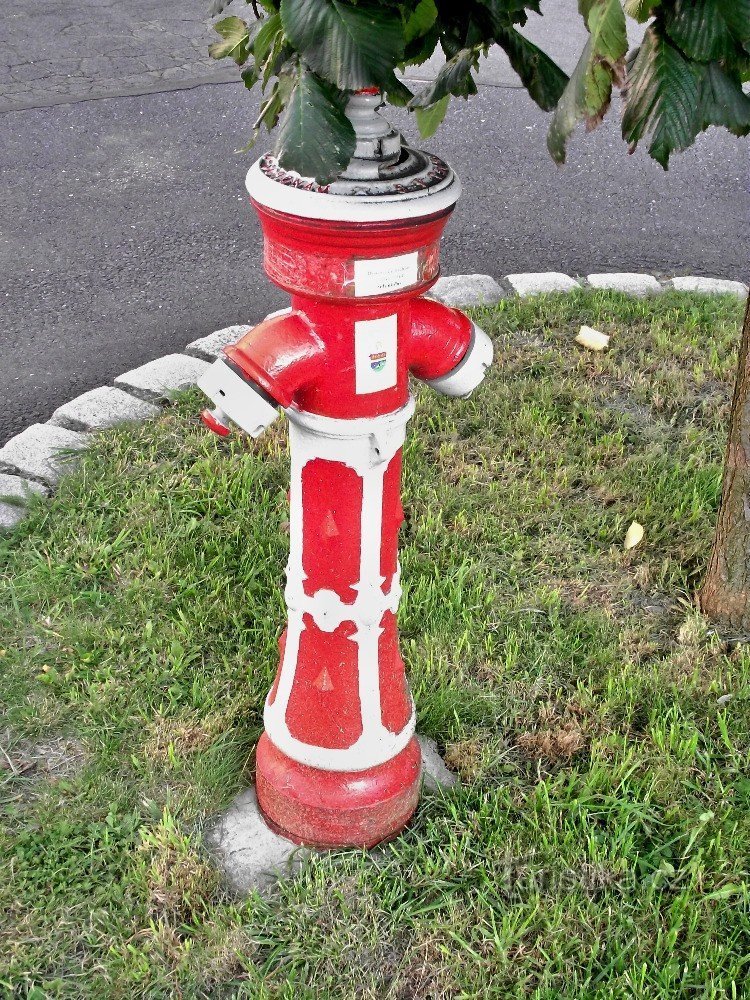 Andělská Hora – zgodovinski požarni hidrant
