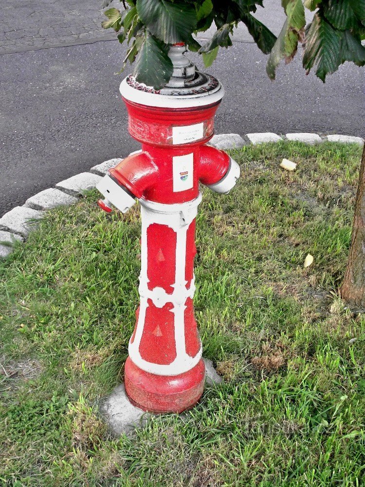 Andělská Hora - boca de incendios histórica