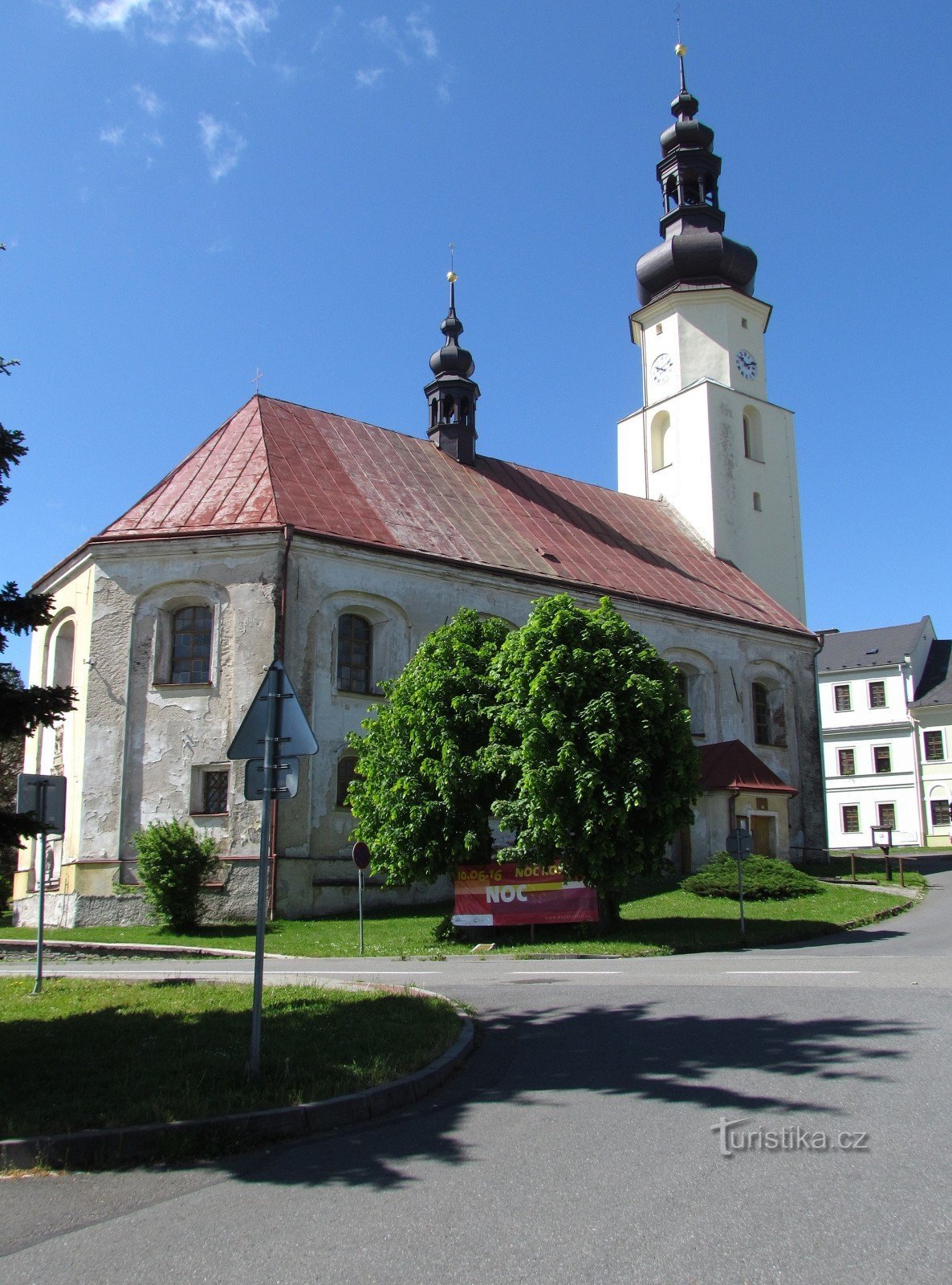 Andělská Hora - Szűz Mária születésének temploma