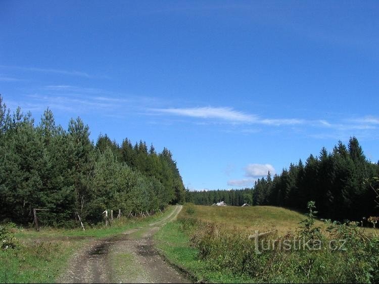 Anenská myslivna från Anenské vrch