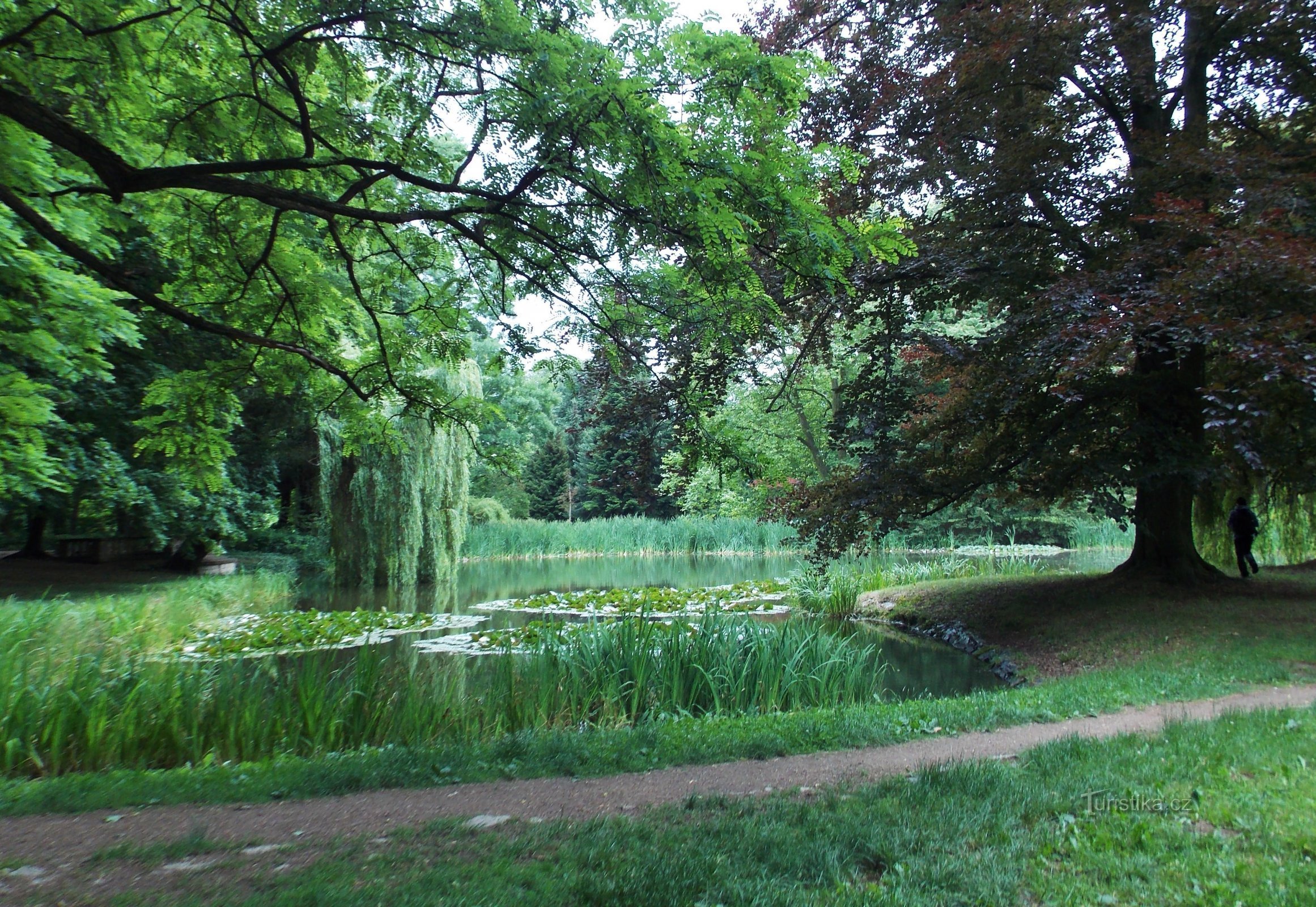 イギリスの城公園 - Slatińany