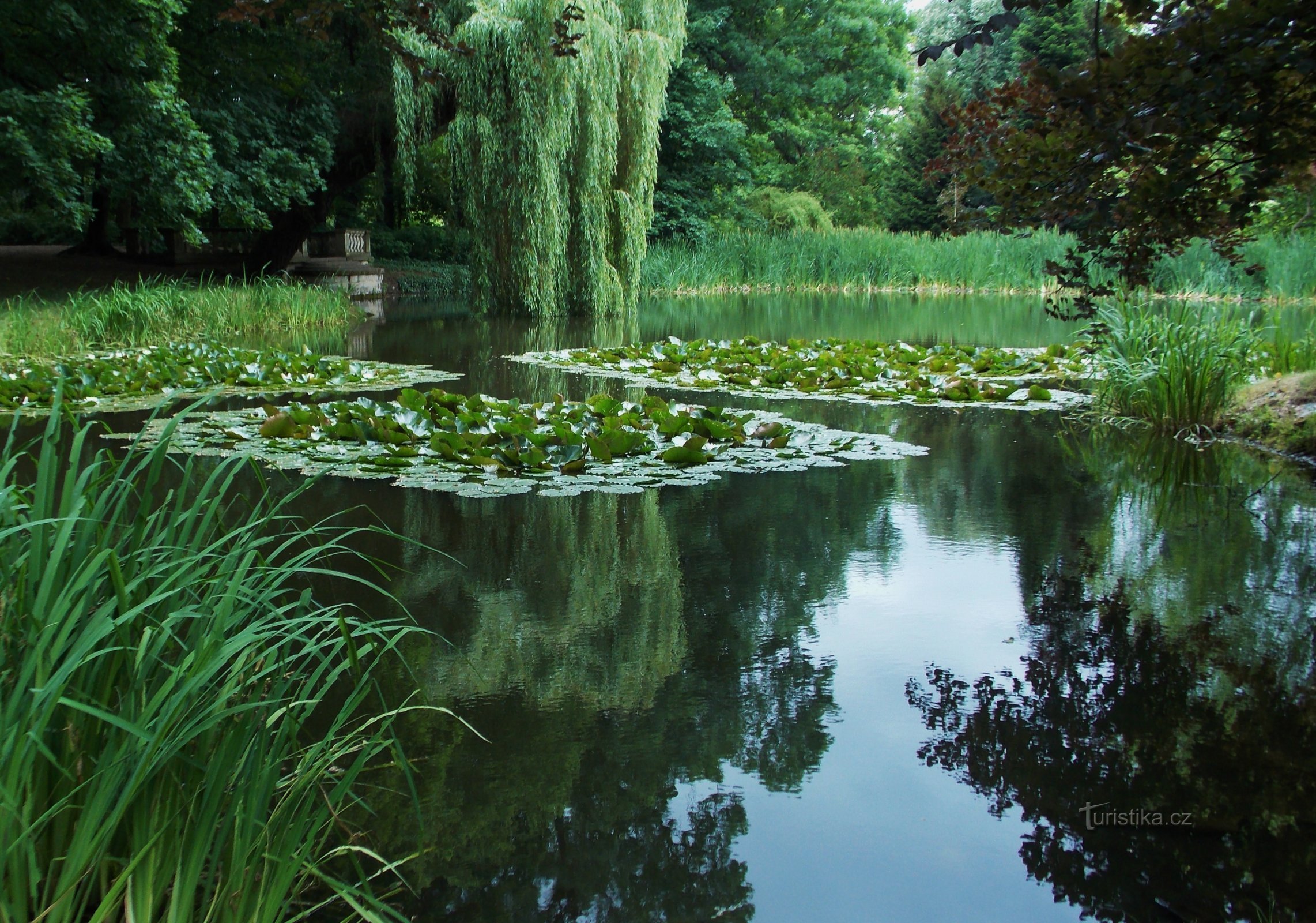 Parco del castello inglese - Slatińany