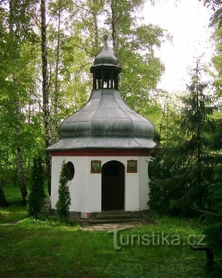 Le puits d'Ania à Sosnová: Le puits d'Ania à Sosnová - chapelle folklorique du XVIIIe siècle