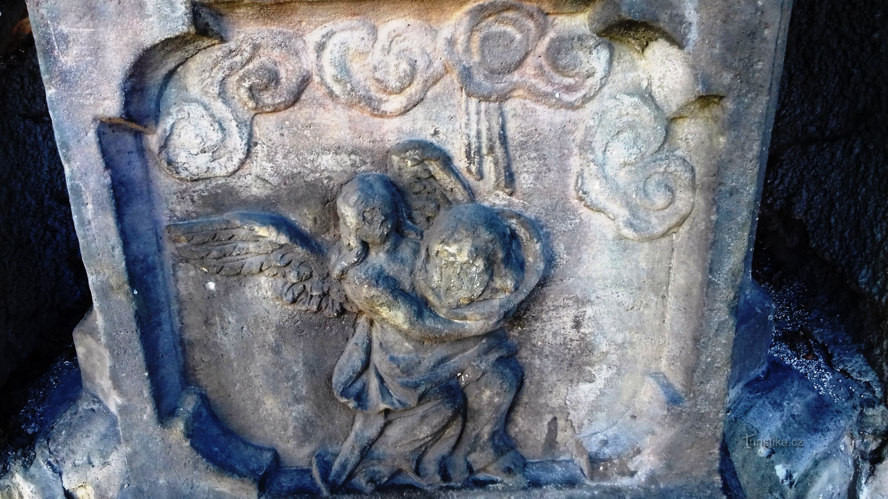 angel with a tray with the head of St. John the Baptist