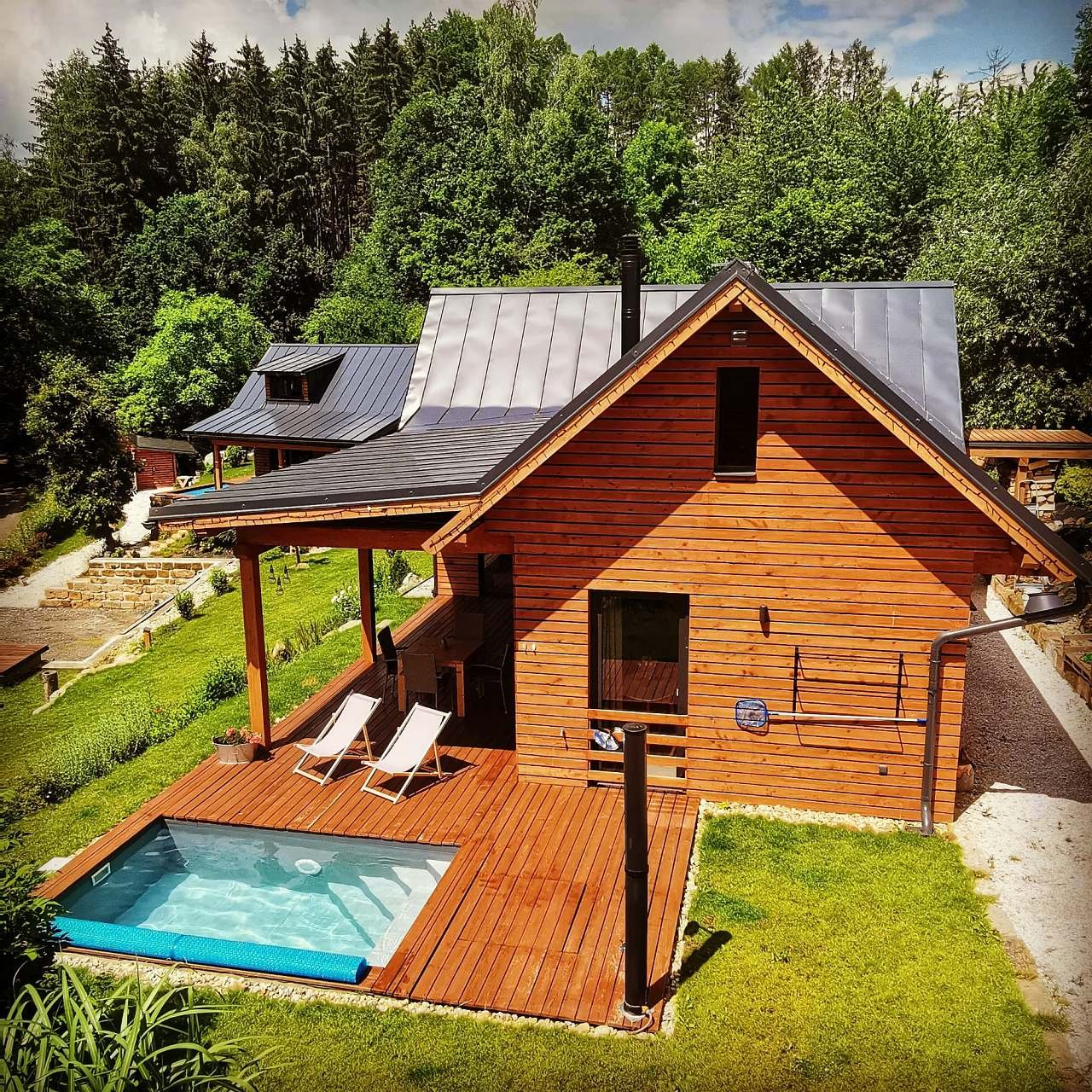 Apardo cottage n ° 2 avec une piscine d'eau salée