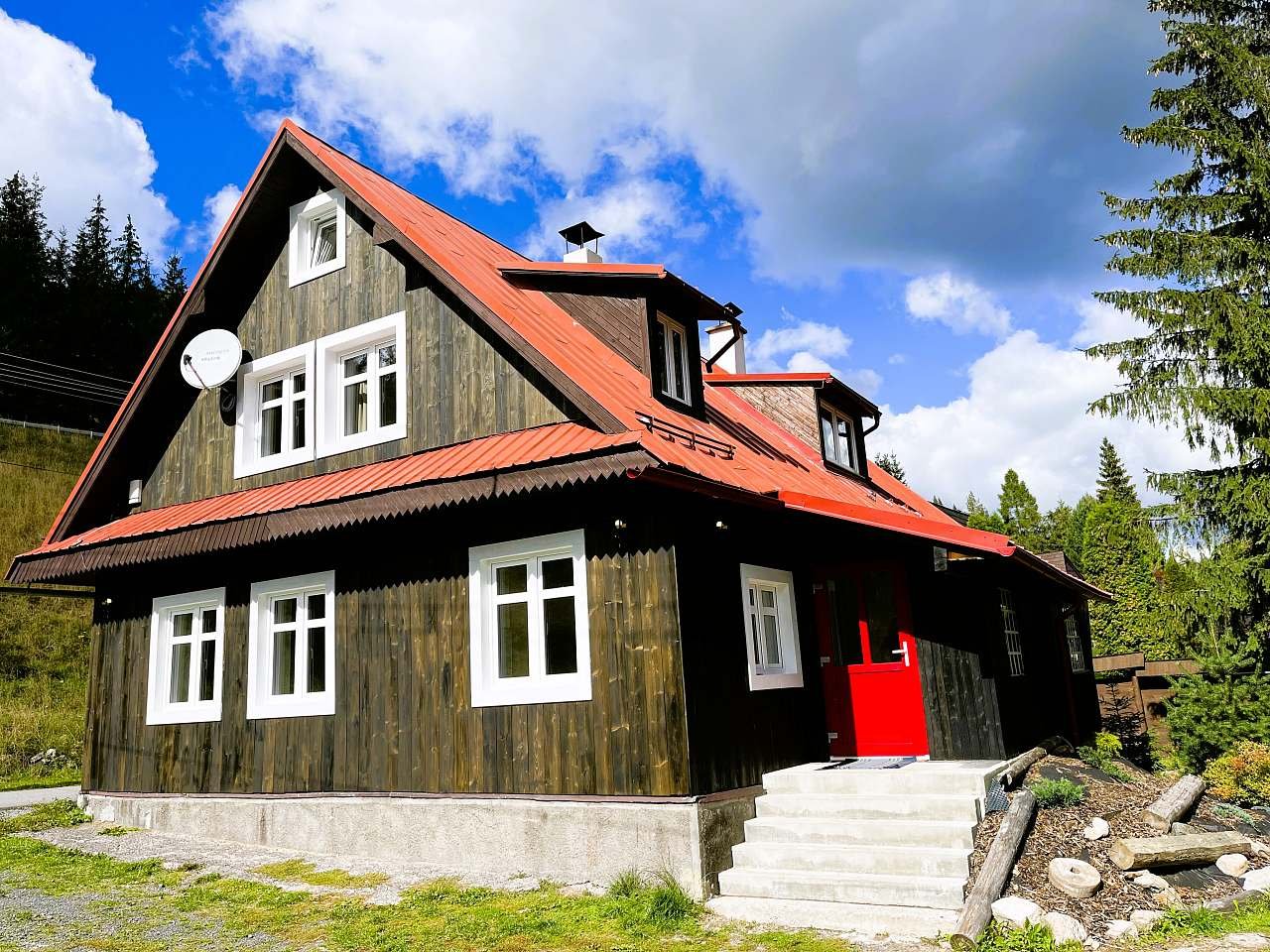 Apartmán 1 Exteriér v lete