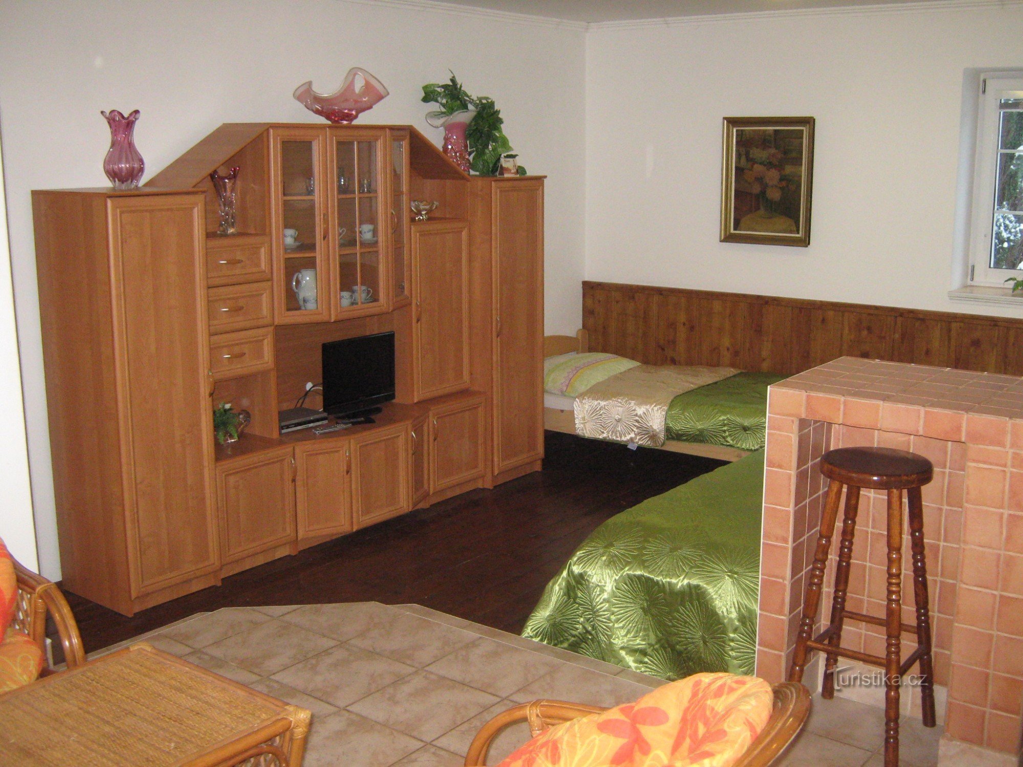 appartement 1B vierpersoonskamer prijs 1000 CZK