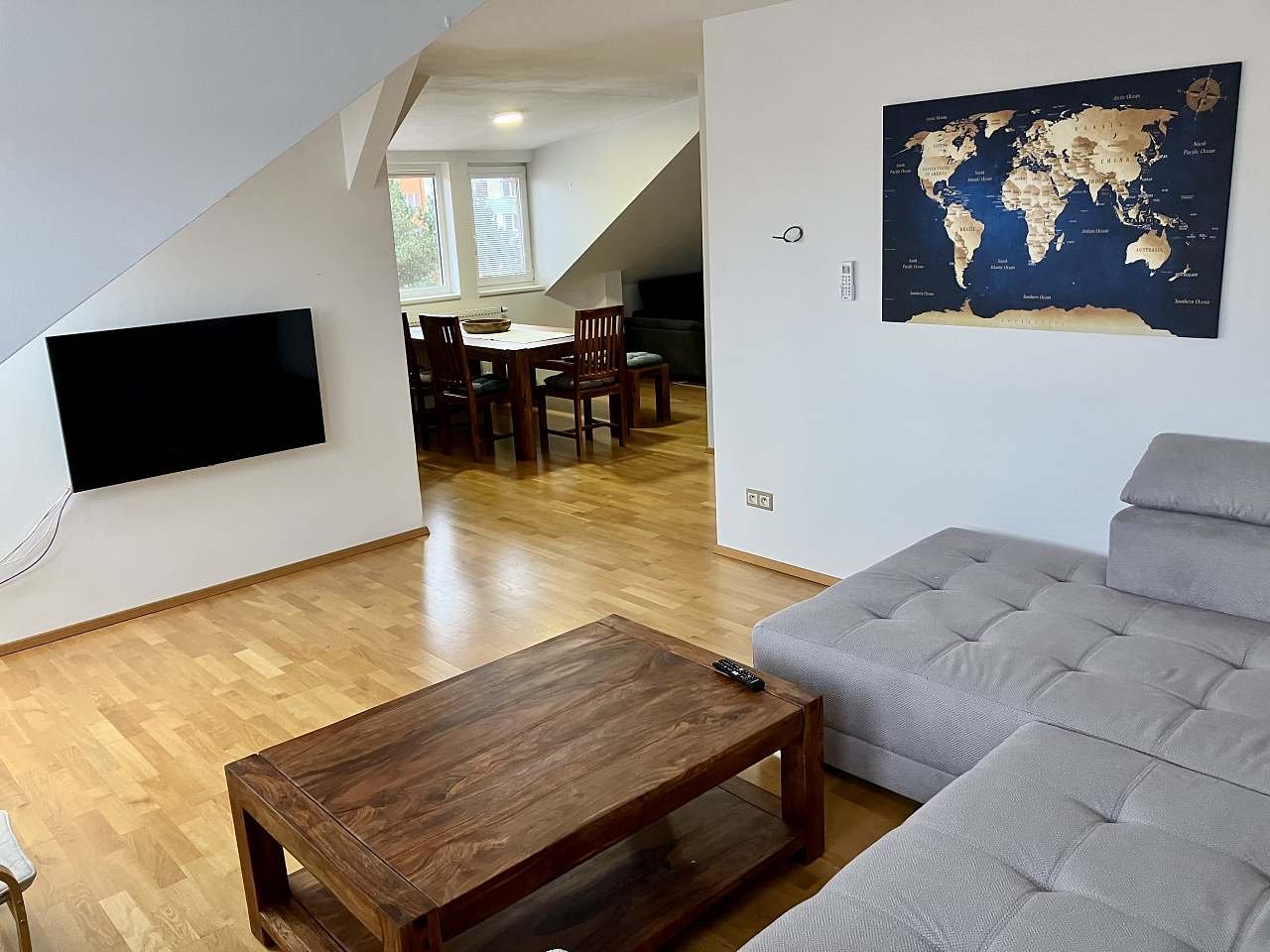 Apartmán 4 + 1, obývací pokoj