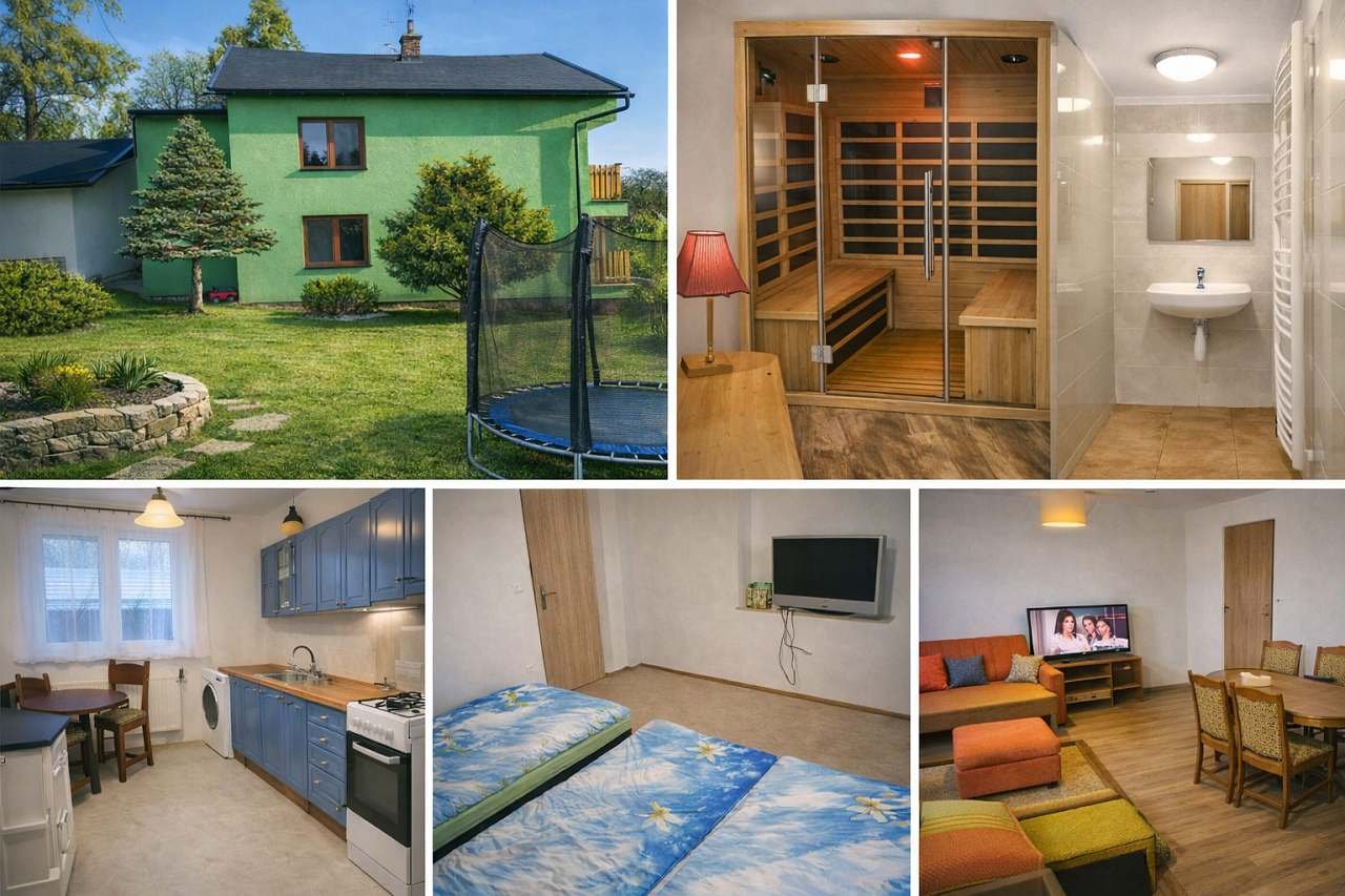 Apartmán Deluxe se 2 ložnicemi, infrasaunou a balkonem
