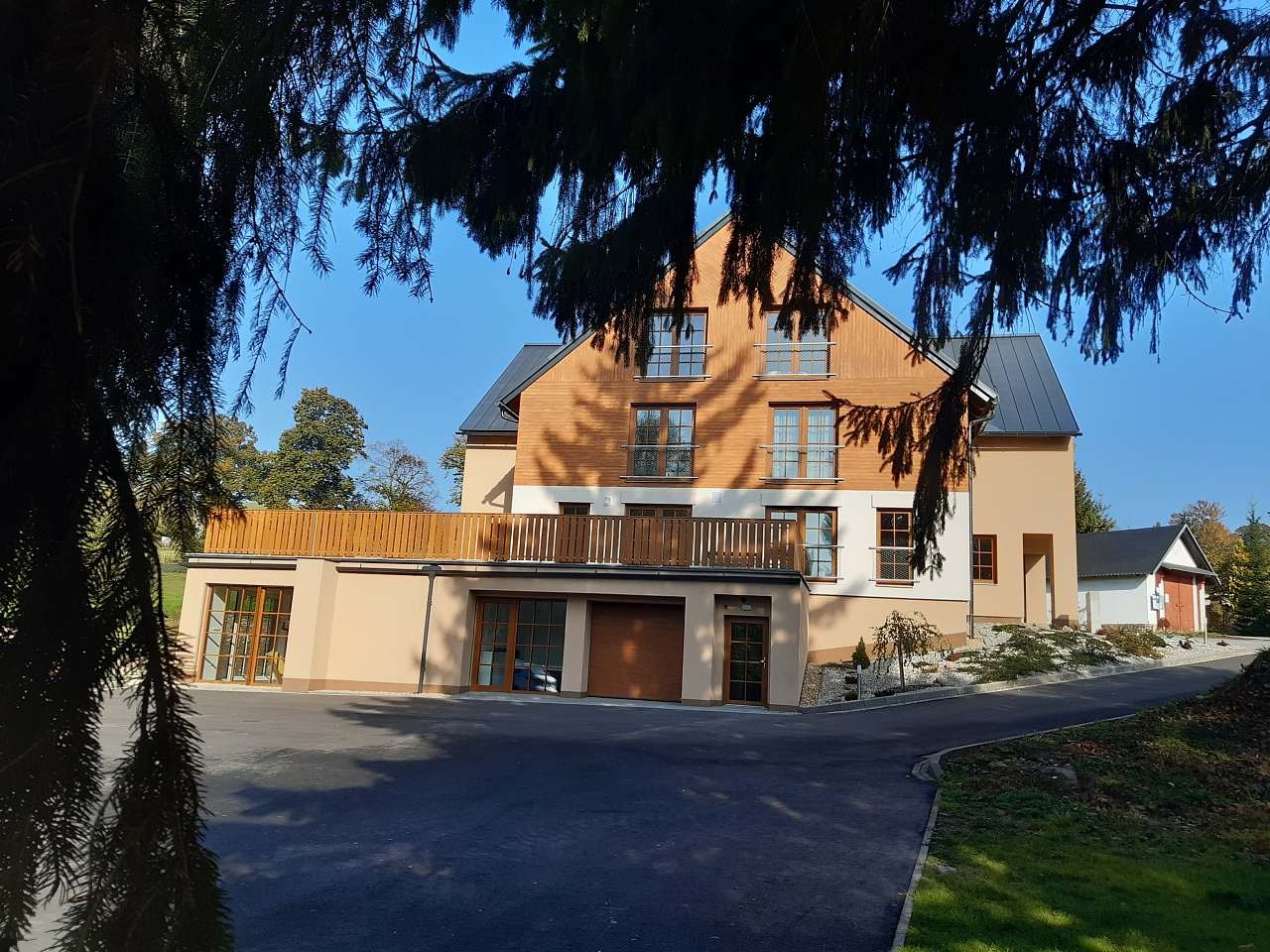 Appartement Boven het terras van Říčky in Adelaarsgebergte