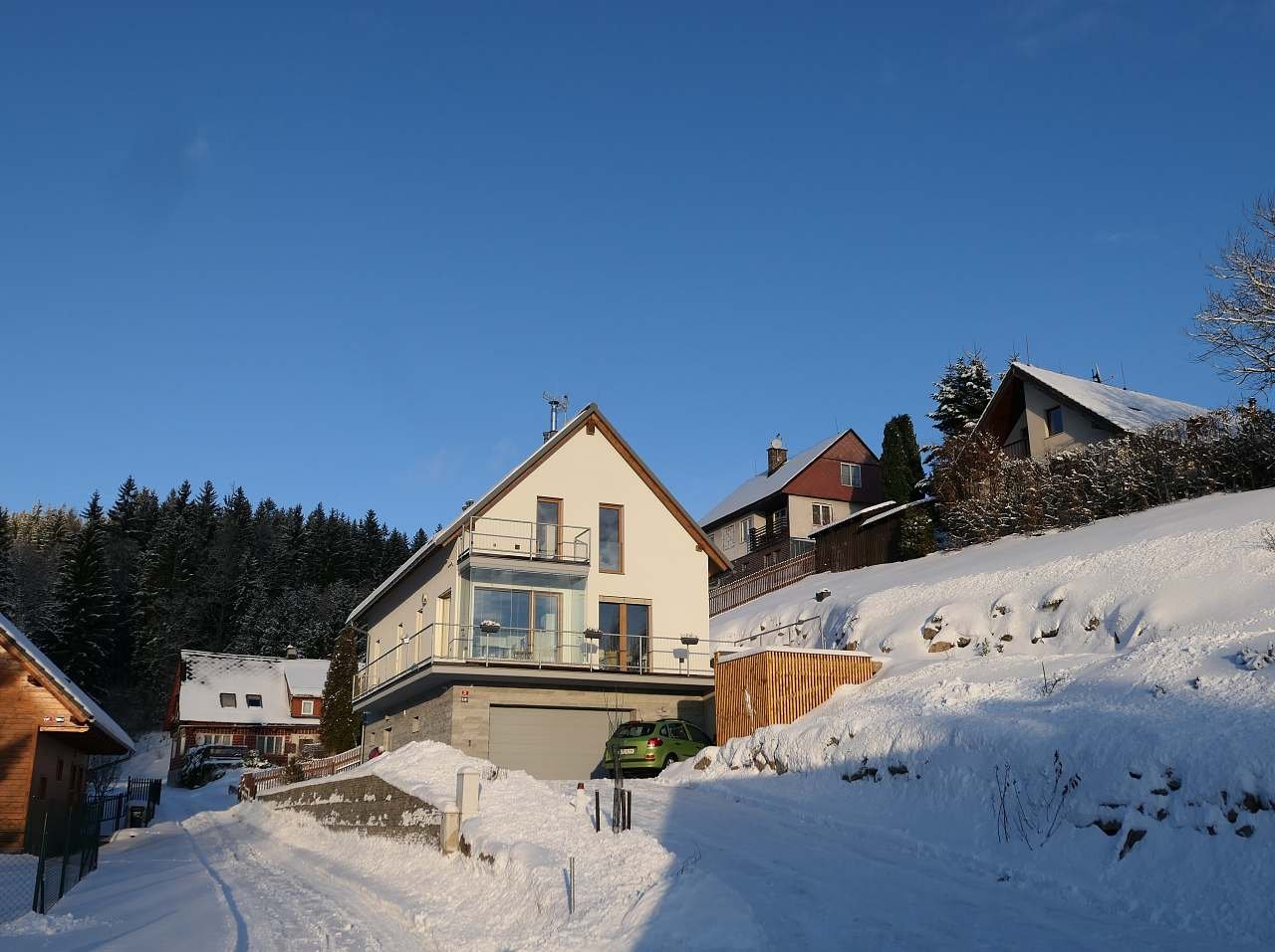 Wohnung Pod lesem im Winter