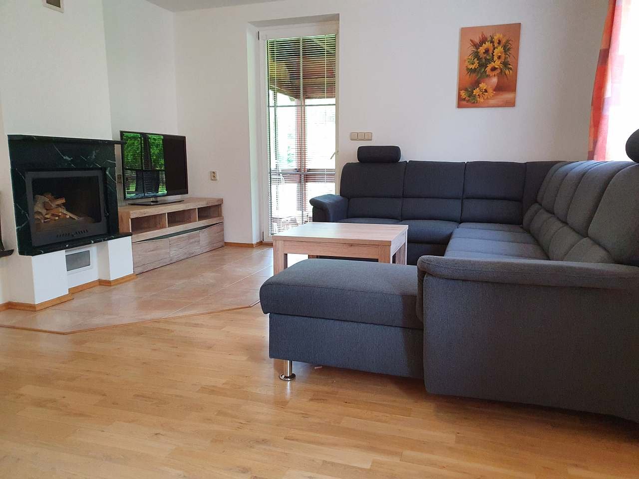 Apartmán přízemí - obývák