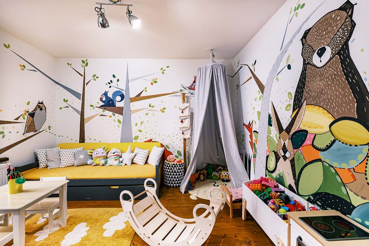 Apartament „În bârlogul ursului” colț pentru copii