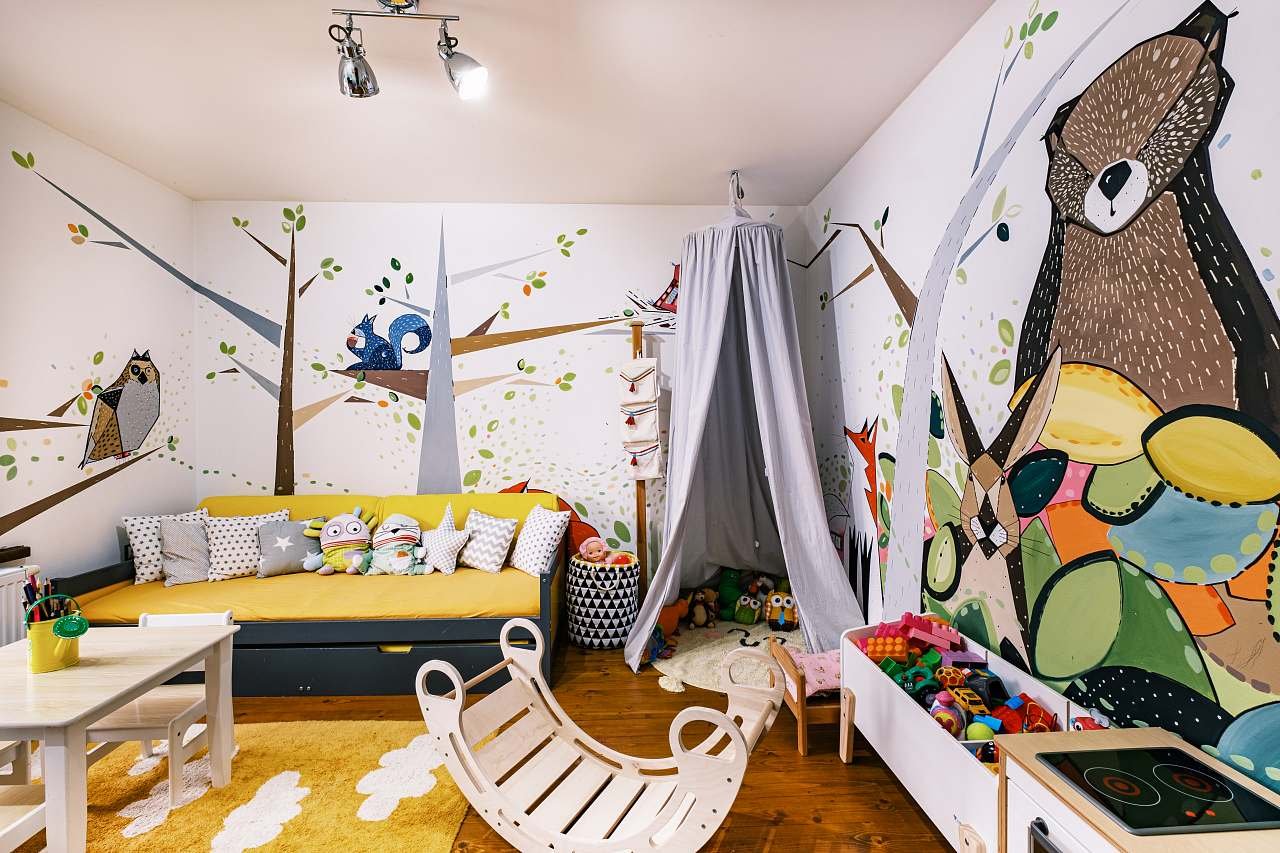 Apartmán "V medvědím brlohu" dětský koutek