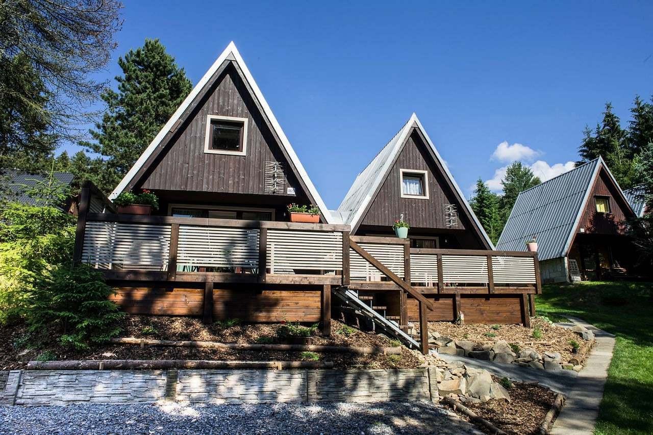 Apartmány pod Rališkou s prostornou terasou, částečně zastřešenou