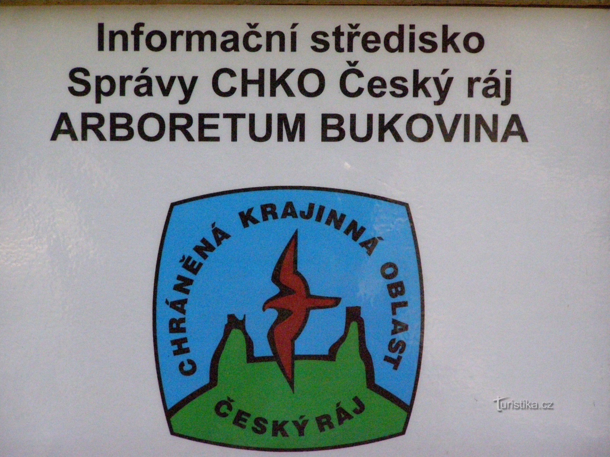 Bukovina Arboretum - säsongsbetonat informationscentrum för Bohemian Paradise PLA