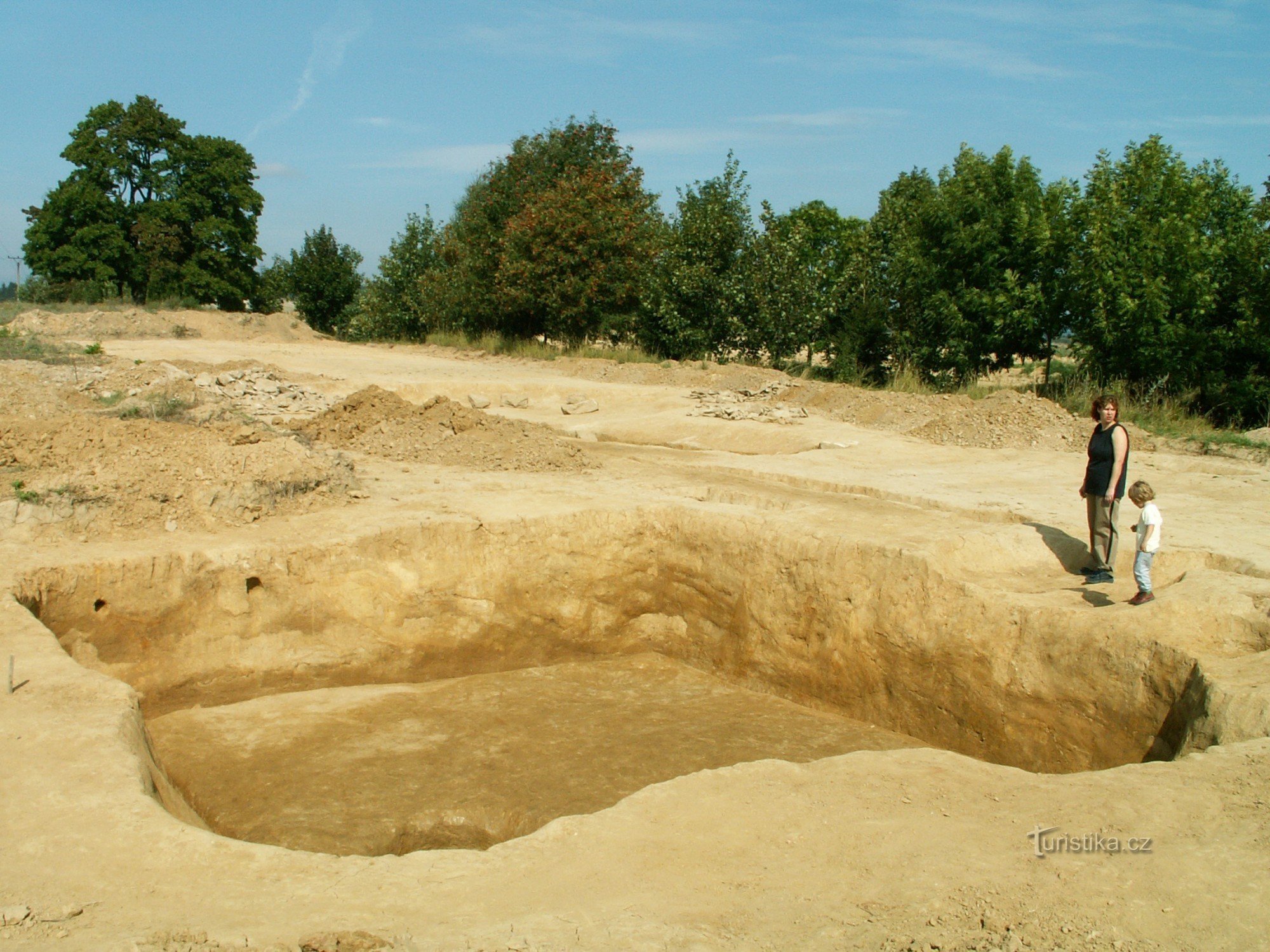 Archäologische Untersuchung des Geländes