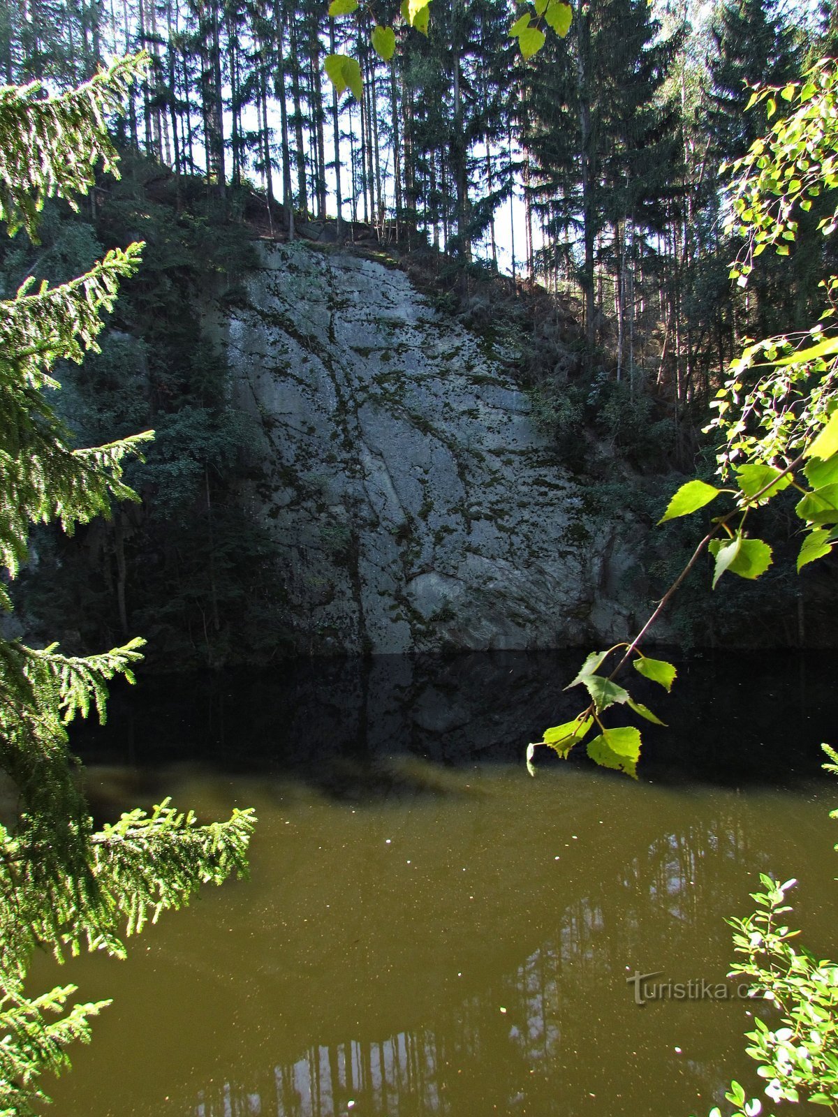 Archbishop's Quarry on Žulový vrch