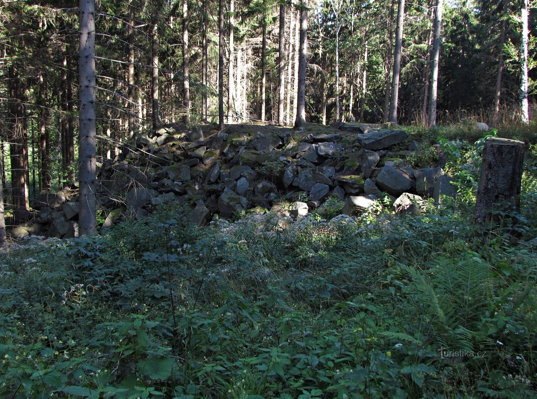 Érseki kőbánya a Žulový vrch-en
