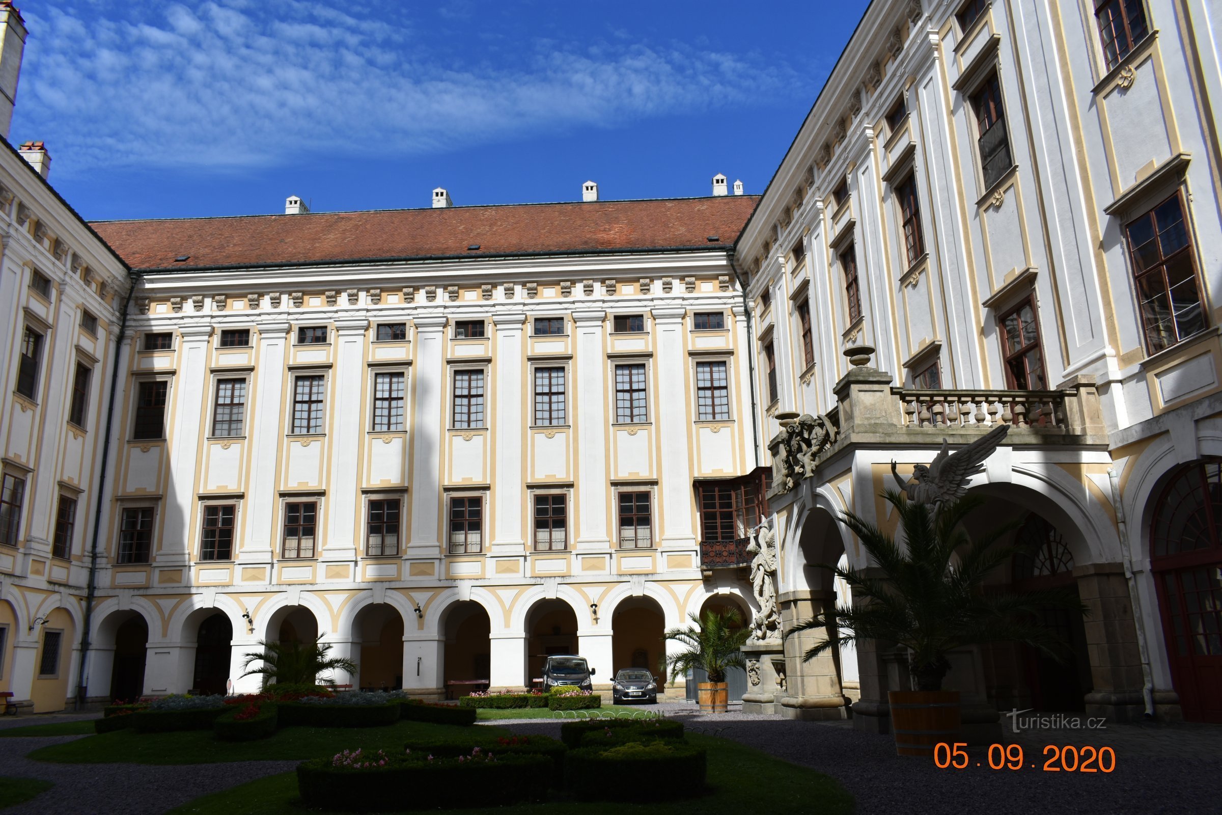 Aartsbisschoppelijk kasteel in Kroměříž