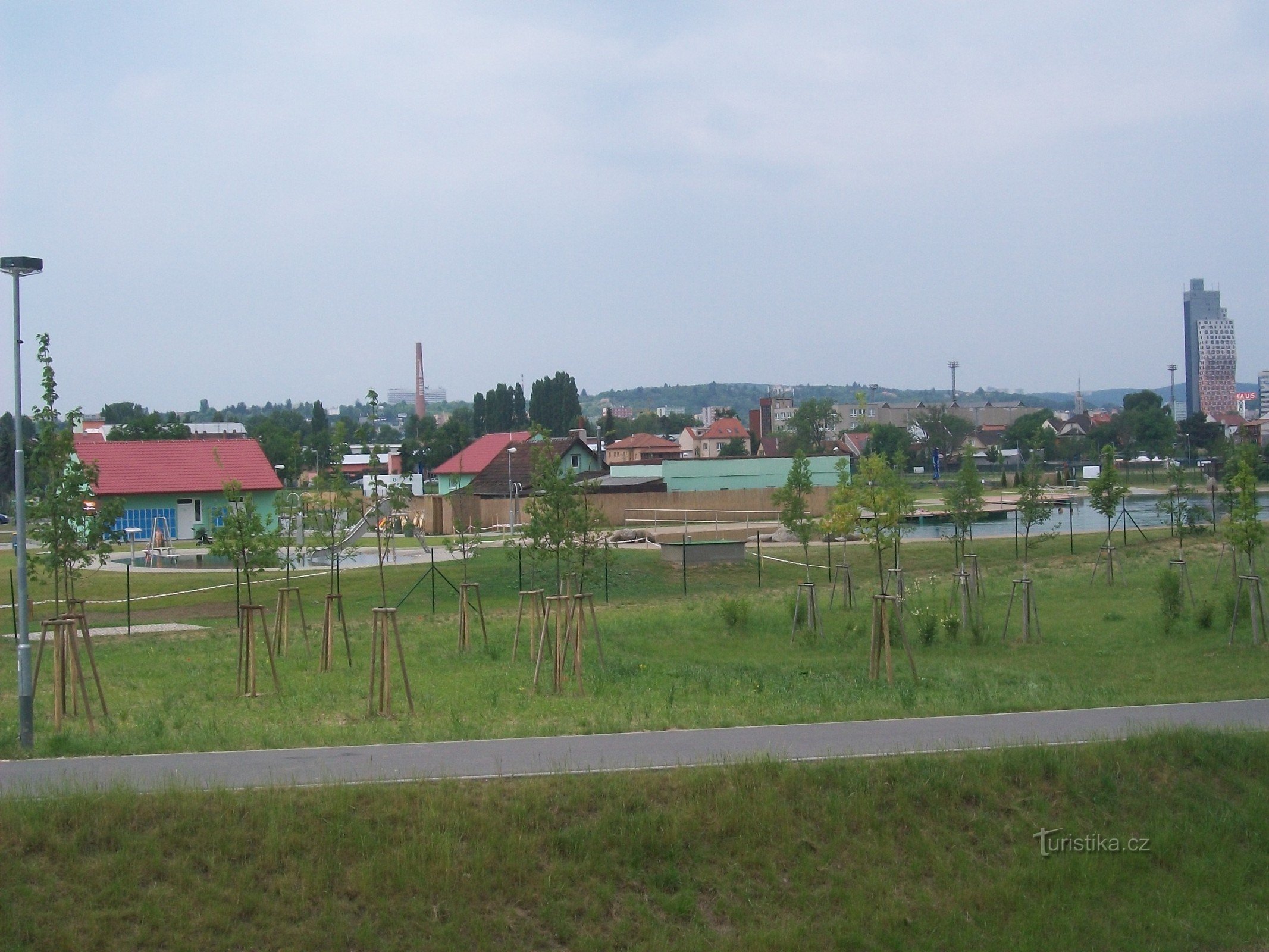 Area of ​​the biotope in Komárov