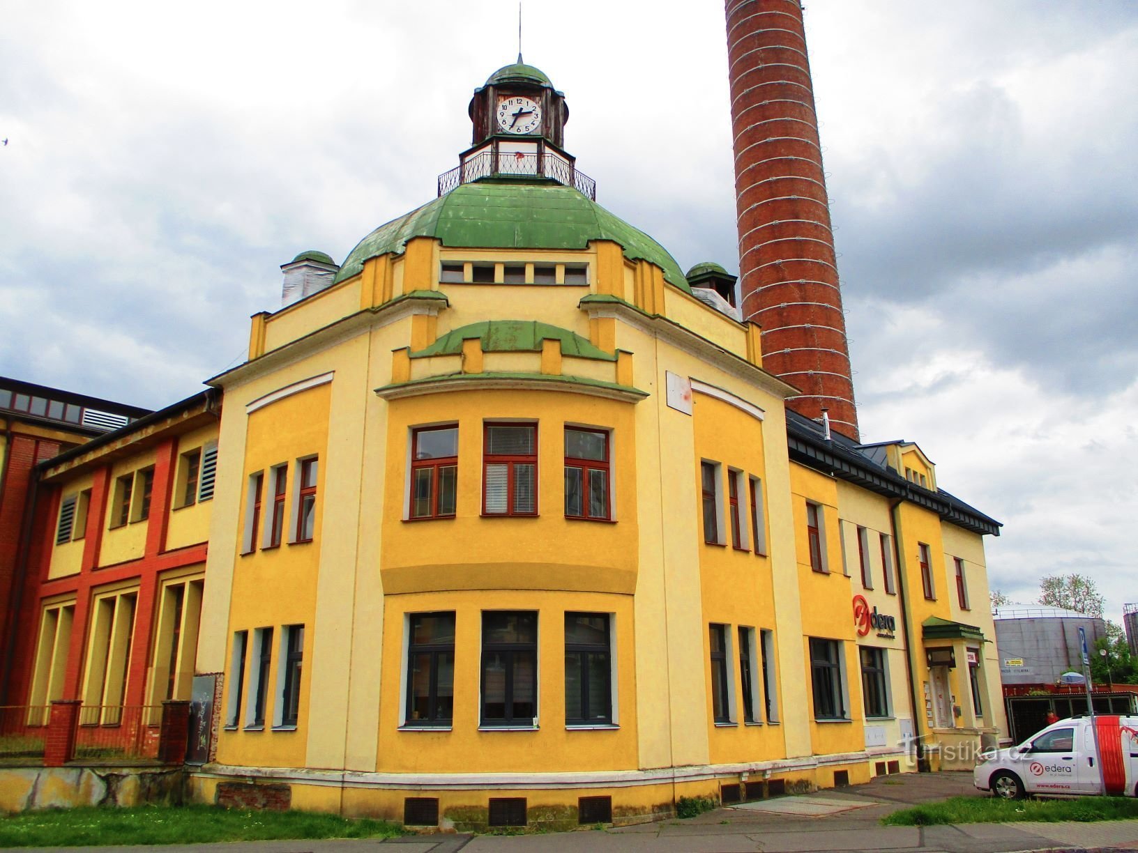 Zona fostei centrale electrice municipale (Pardubice, 25.5.2021)