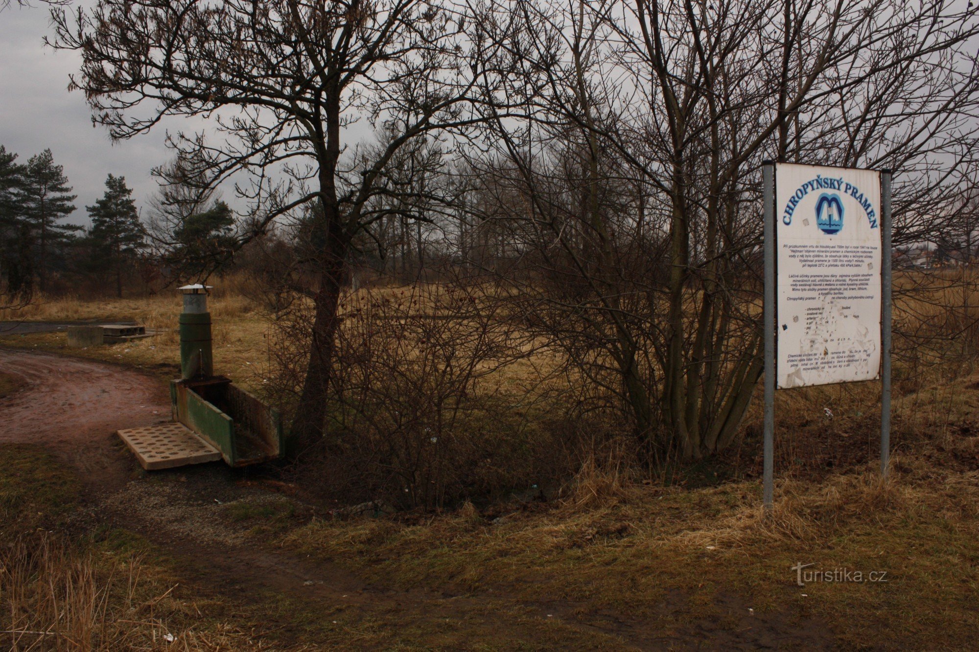 Area of ​​the former spa in Chropyní