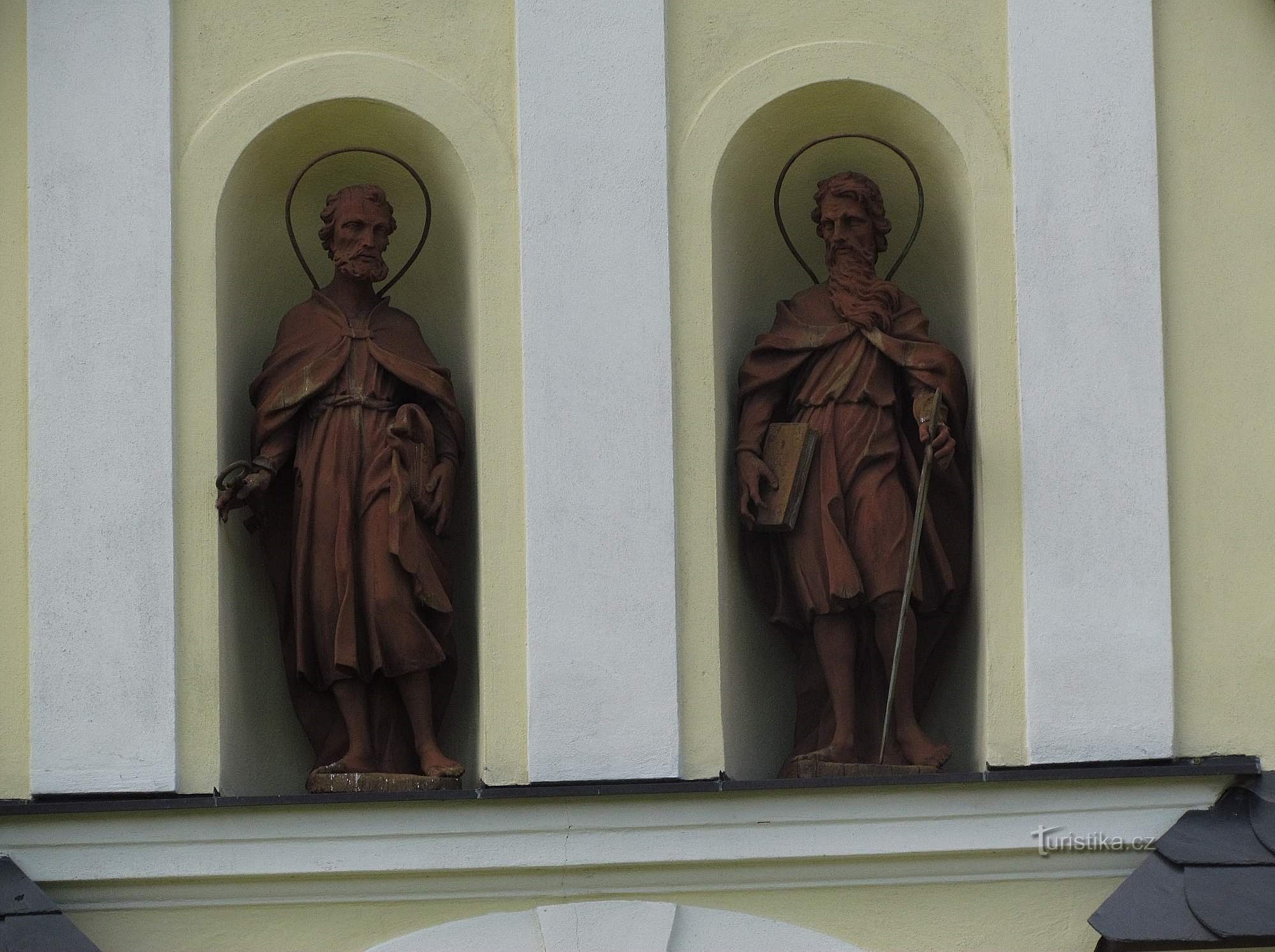 Área da igreja de São Bartolomeu em Jablonné nad Orlicí