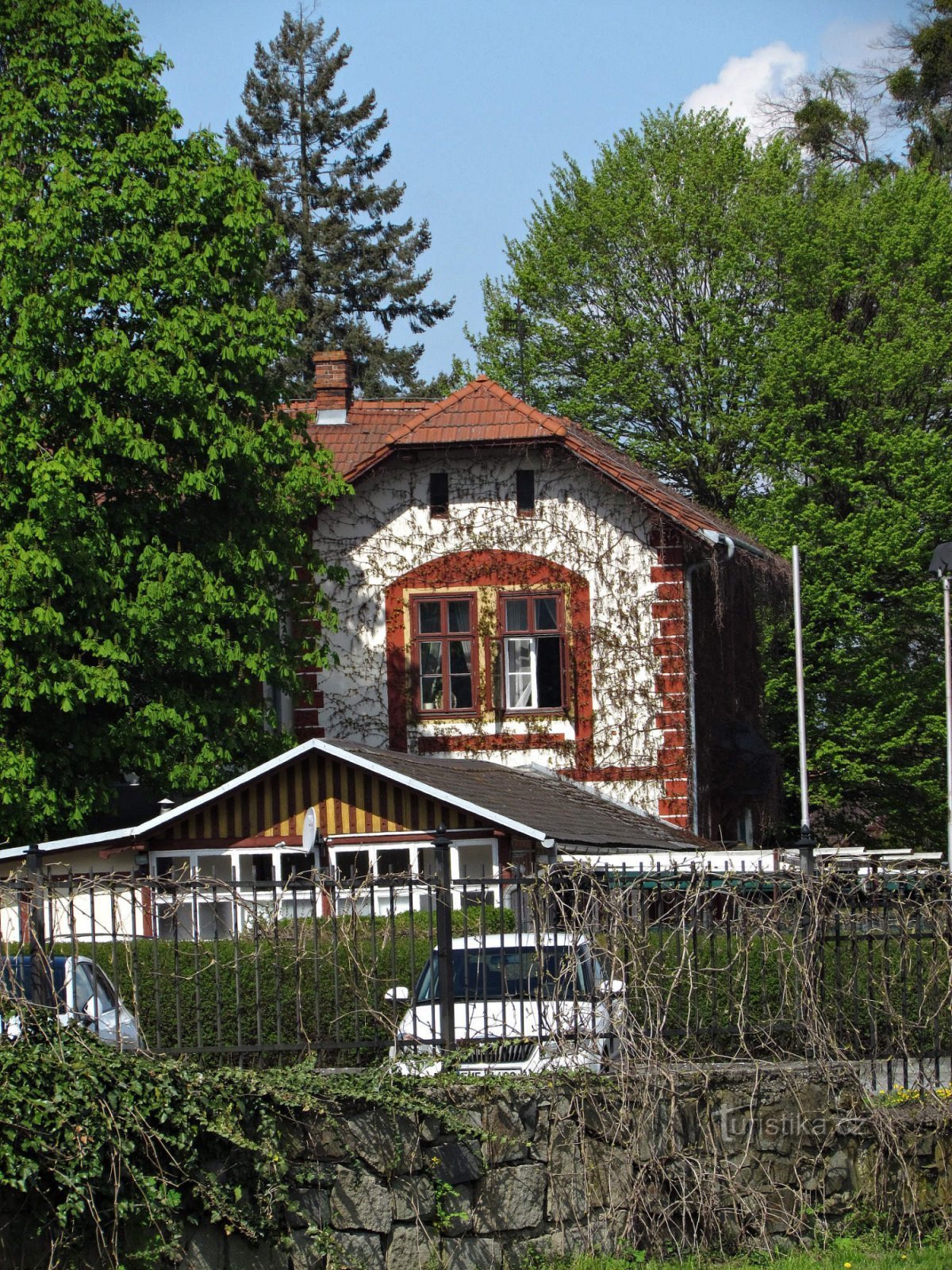 Les terrains du théâtre Hranic et du restaurant Stará Strelnice