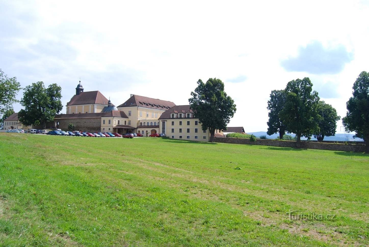 Área do mosteiro carmelita em Kostelní Vydří - 31.7.2010