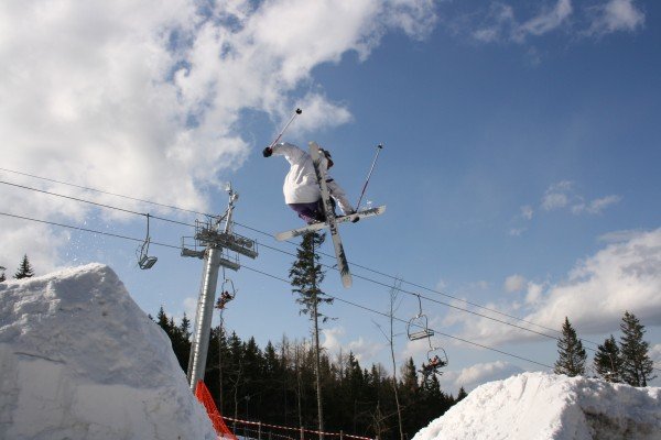 snowpark w okolicy kobyla