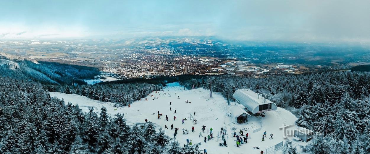 Ještědのスカルカ地区