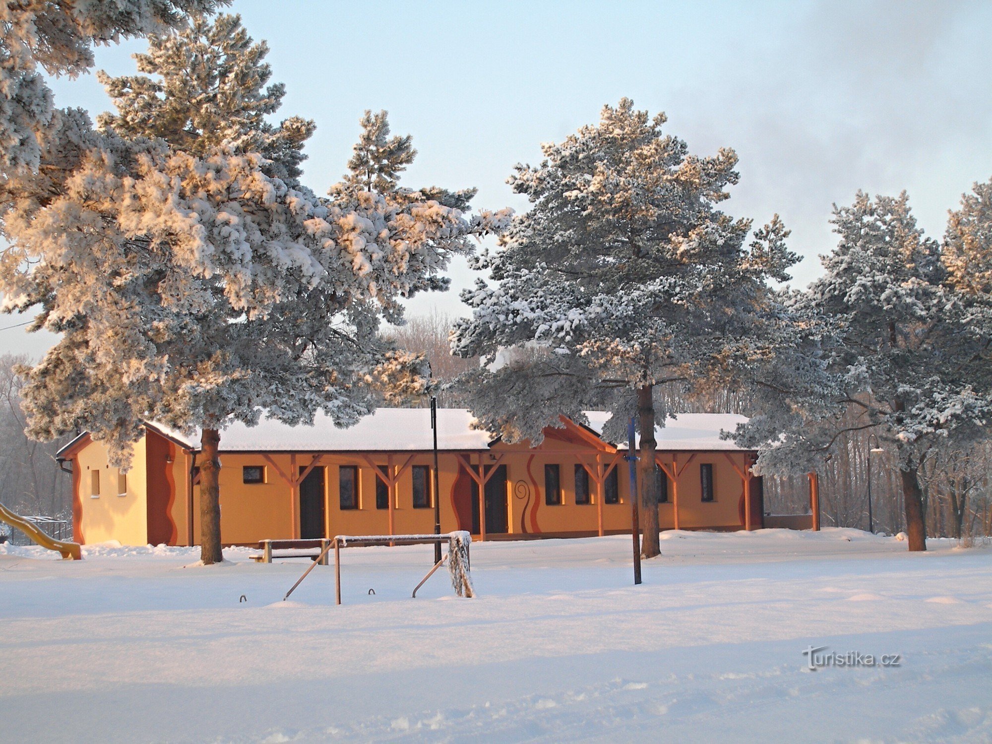 Het Trávníky-complex in Líšná