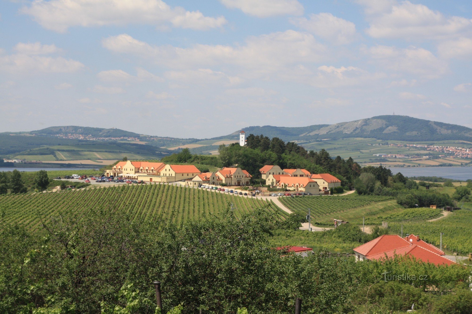 Complexo U Kapličky na colina Kalvárie em Podpálaví