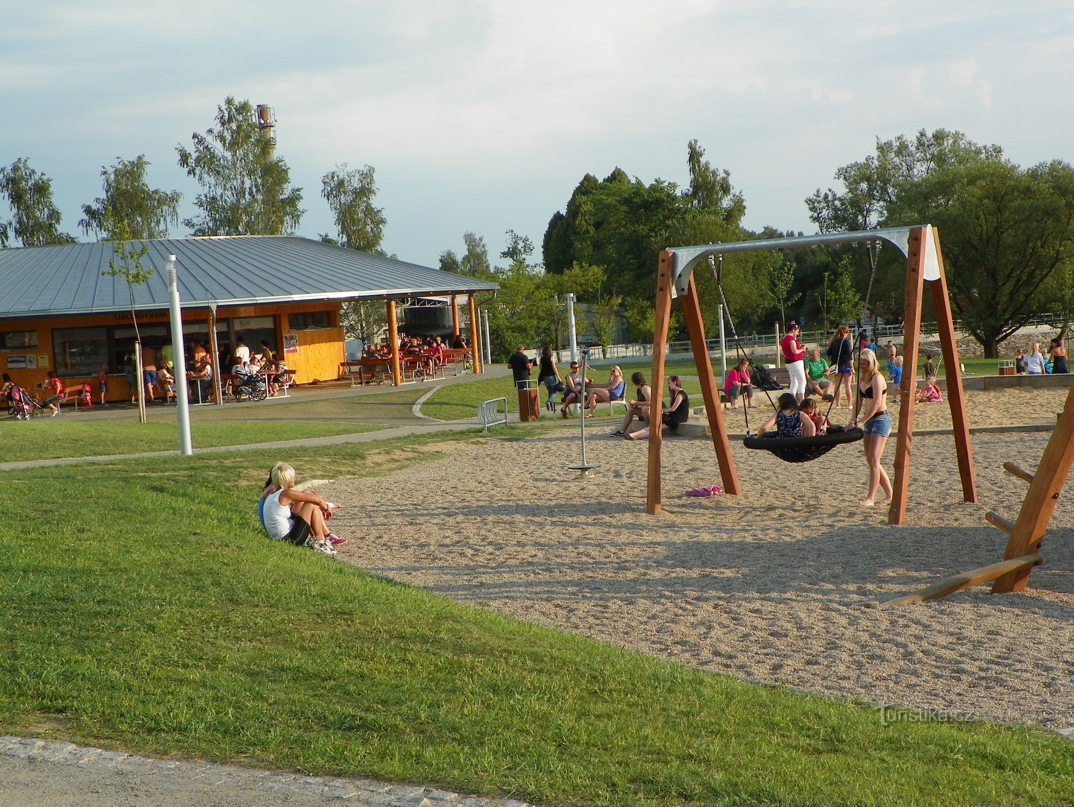 Area near Pilák for leisure and sports