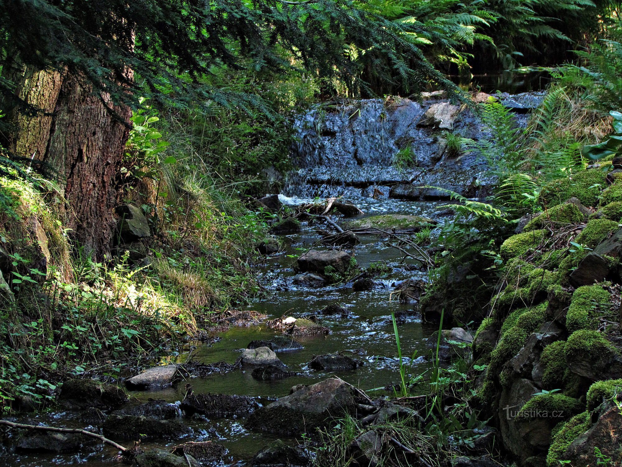 Das Gelände des Schlossparks in Světlá nad Sázavou