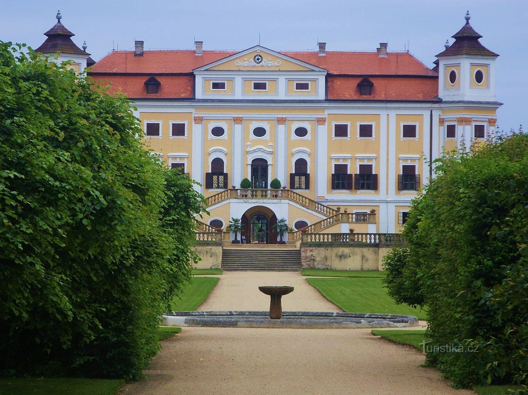 Jardim do castelo de Milotice