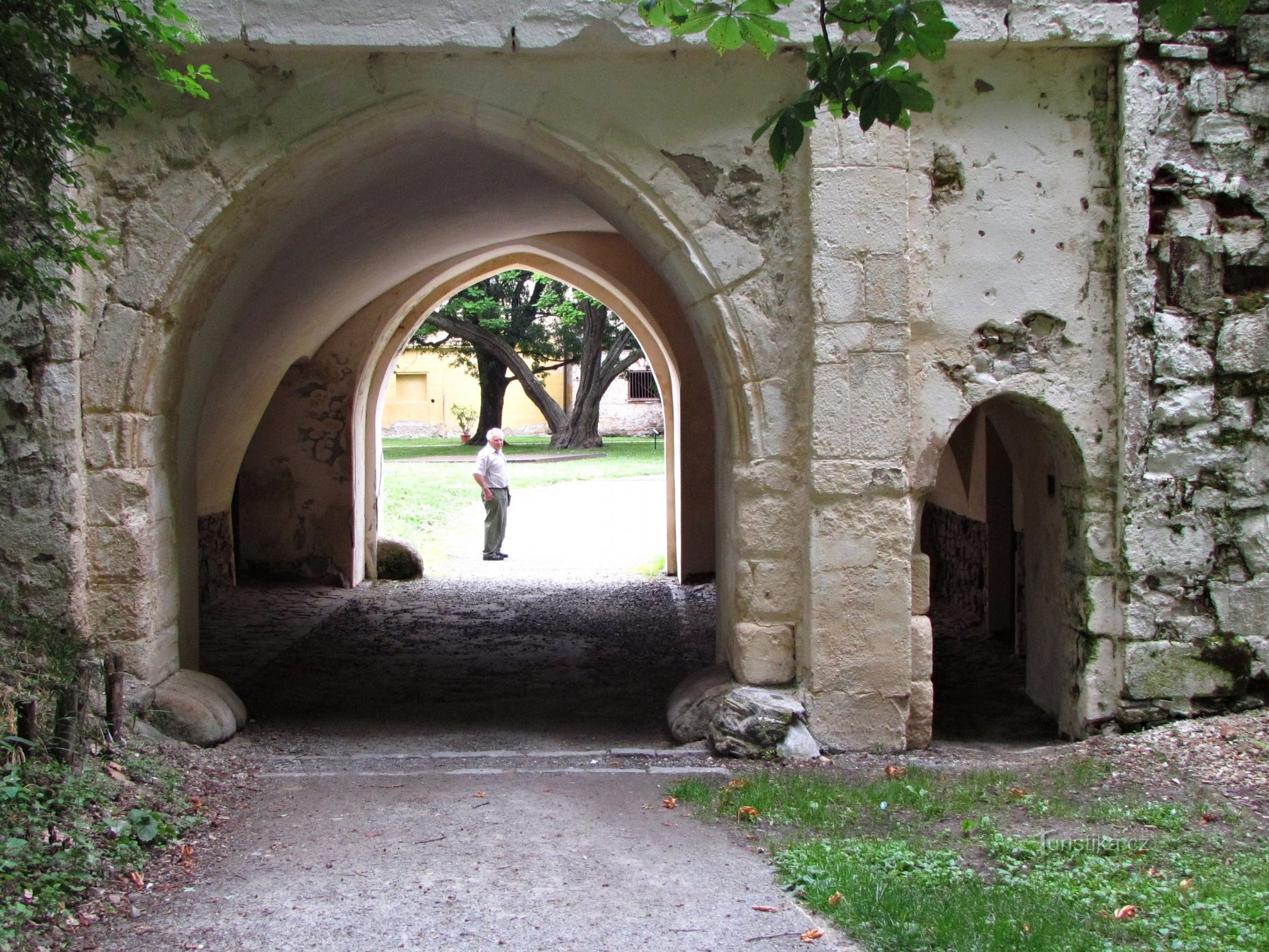 Jardim do castelo de Strážnice