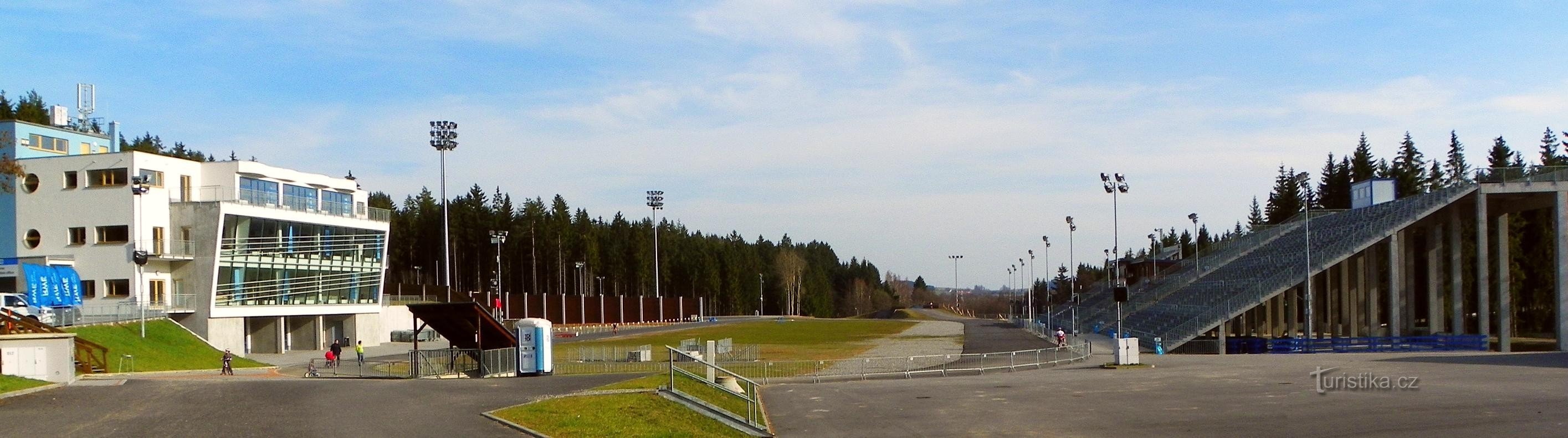Arena Vysočina kesällä